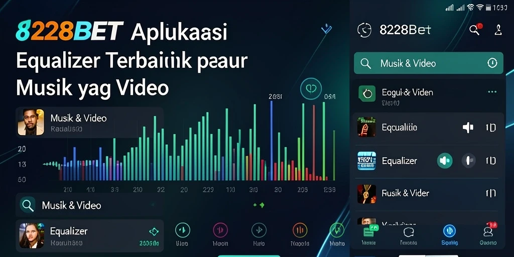 Antarmuka aplikasi Equalizer 828BET yang menarik dan mudah digunakan.