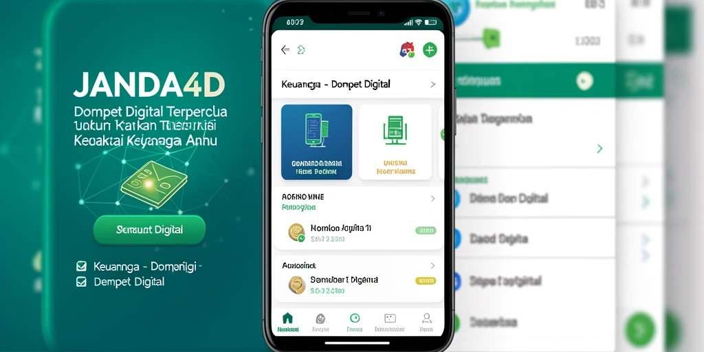 Antarmuka pengguna JANDA4D yang intuitif dan ramah.