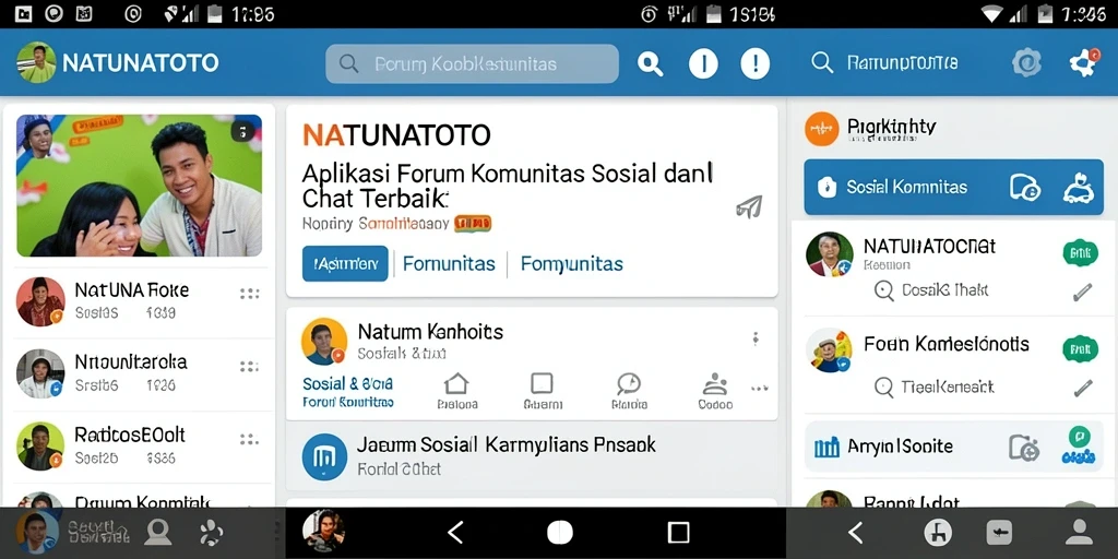 Tampilan antarmuka pengguna NATUNATOTO yang menarik dan fungsional.